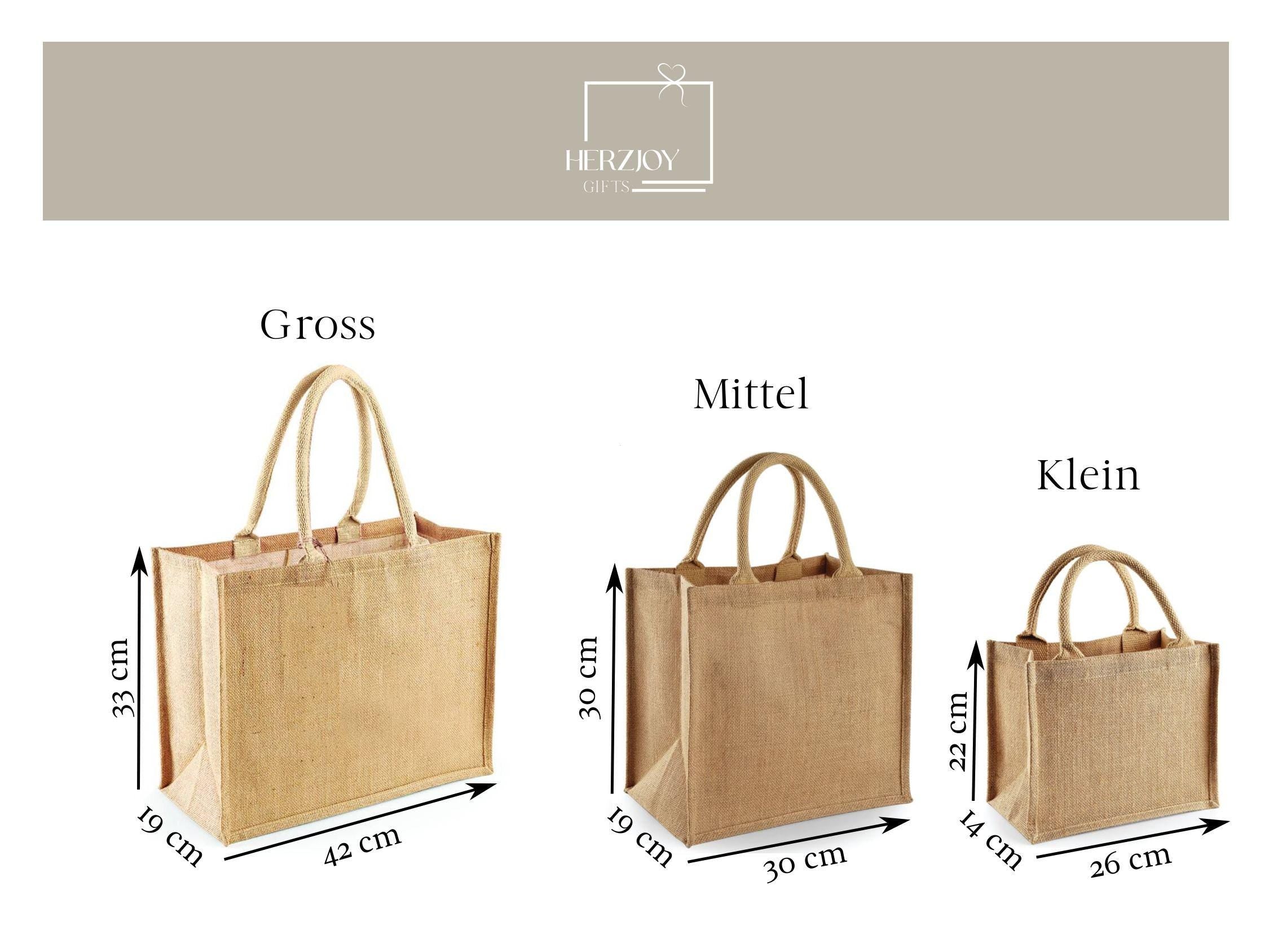 Personalized Jute Bag with Name | for birthday, anniversaries, Christmas, gift, friendship, shopper, jute bag, handbag, mom