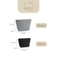 Minimalistische Kosmetiktasche personalisiert mit Name, hochwertiges Material und modernes Design, perfekte Geschenkidee für Mama, Freundin oder Schwester, abgebildet in flacher Layout-Deko mit Beauty Essentials.