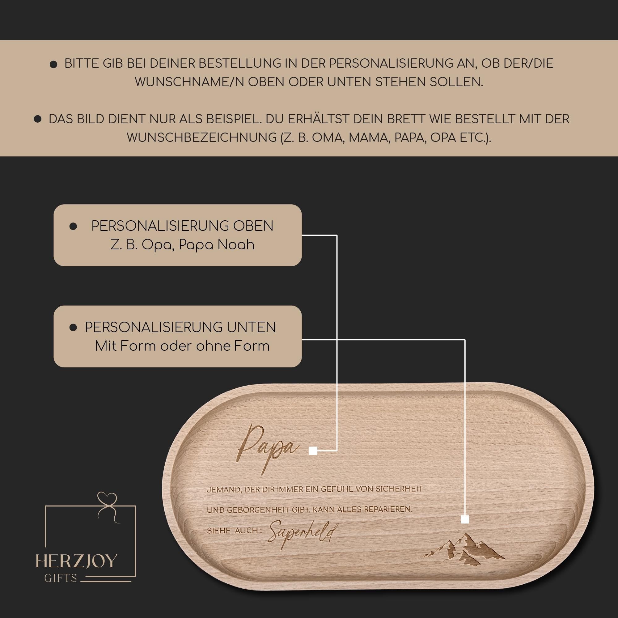Elegantes und funktionelles Buchenholz-Tablett, das als personalisiertes Geschenk für deine Liebsten genutzt werden kann. Ideal für Frühstück, Snacks oder als dekoratives Element im Wohnzimmer. Das Hartwachs schützt das Holz und bewahrt seine Schönheit.