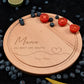 Servierbrett Personalisiert Mama mit Name | Geschenkidee für Mom, Personalisiertes Frühstücksbrett zum Muttertag, Individuelles Küchenbrett