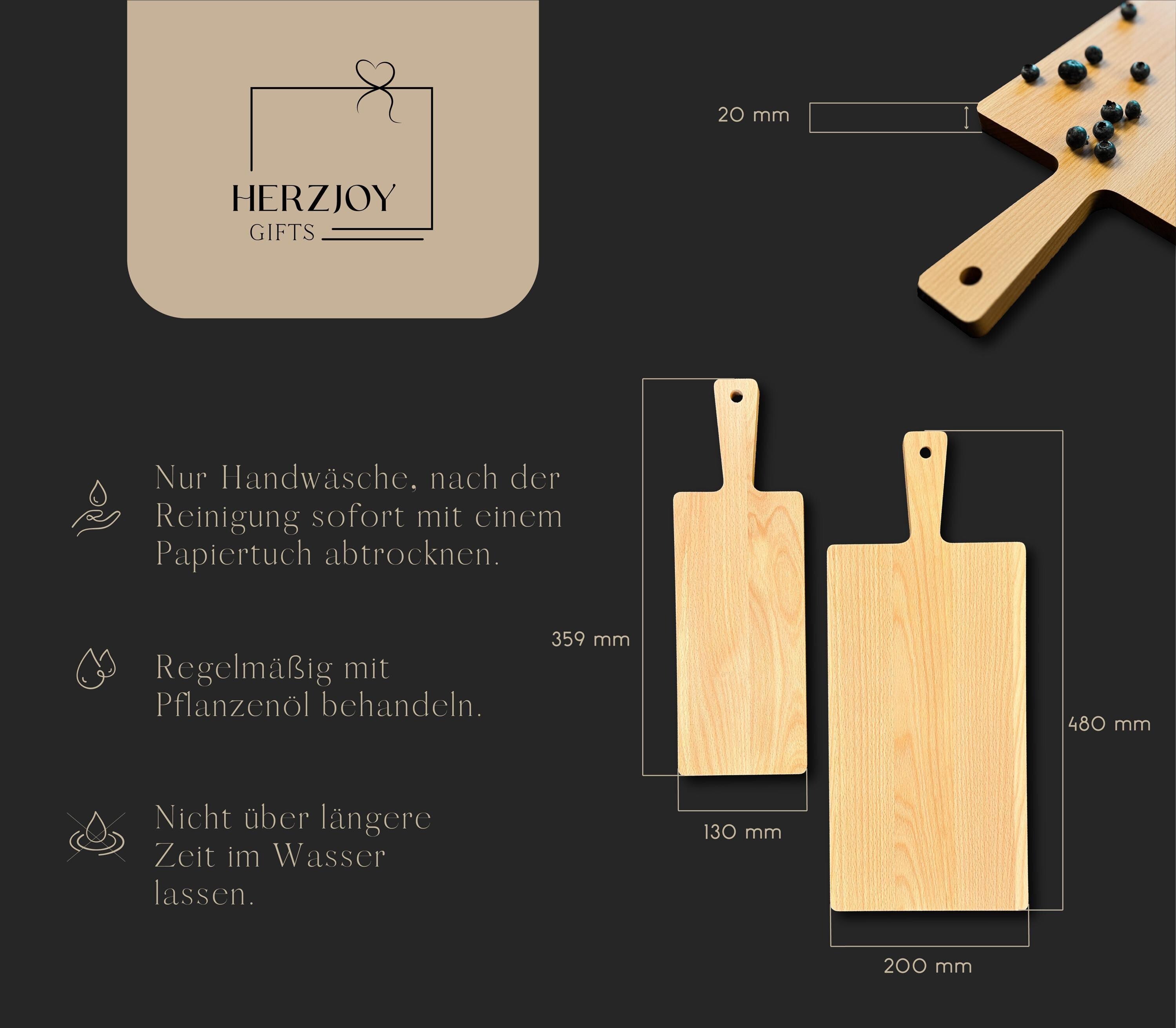 Personalized large cutting board with name | Large serving board with handle, wedding gift, anniversary gift, wooden gift for couples