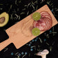 Personalized large cutting board with name | Large serving board with handle, wedding gift, anniversary gift, wooden gift for couples
