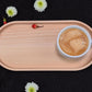 Serviertablett personalisiert kleinen Dinge | Holz Tablett als Geschenk für Mama, Freundin, Holzdekoration, Dekotablett individuell graviert