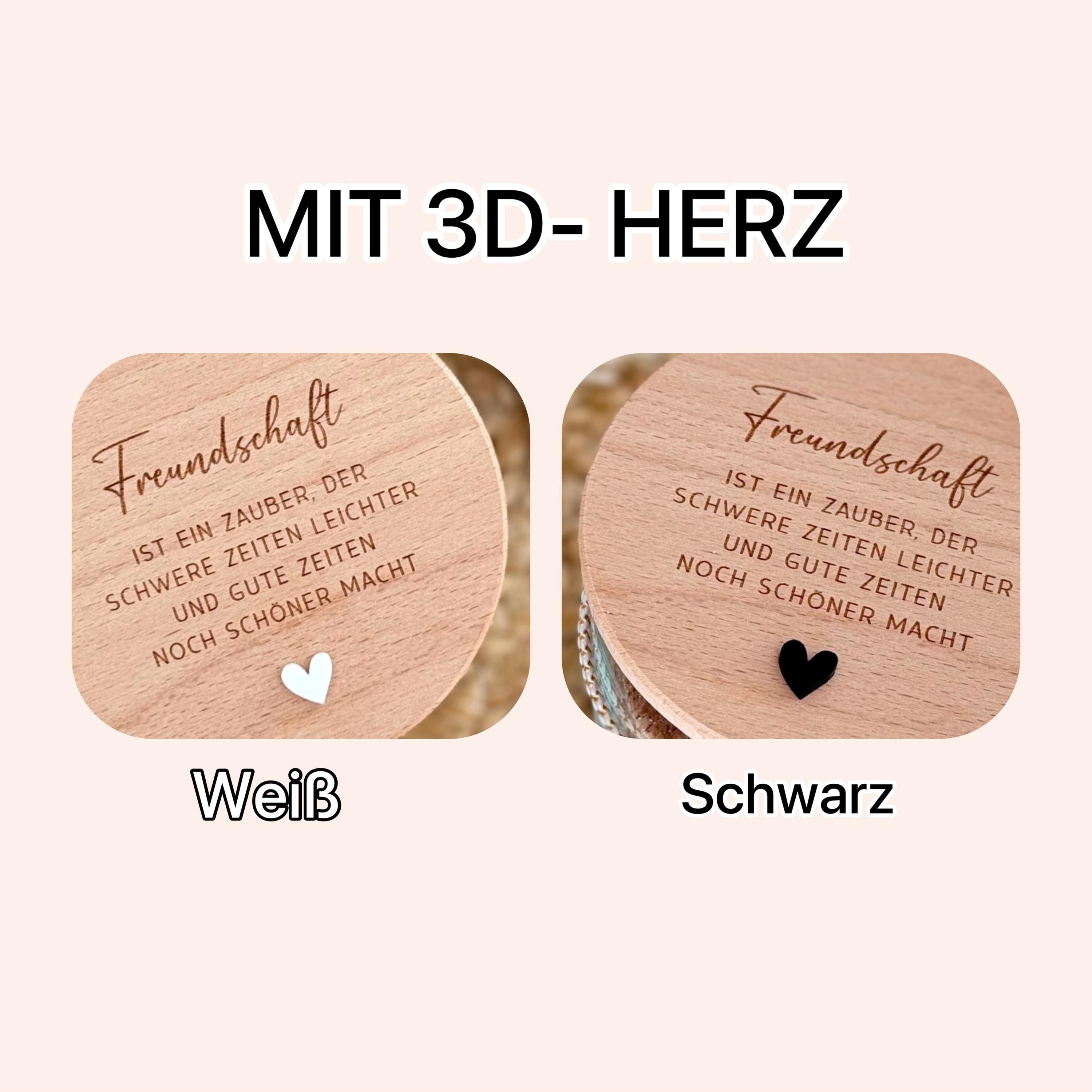 Schönes Vorratsglas mit Gravur „Freundschaft“, Geschenkidee für Geburtstag oder Einweihungsparty. Personalisiert und vielseitig: als Geldgeschenk, Kerzenglas, Trockenblumenvase oder Deko in der Küche. FSC-zertifizierter Buchenholzdeckel, Herz-Detail aus Acryl.
Vorratsglas Keksdose Vorratsdose Personalisiert mit Gravur. 
Ostern Weihnachten Muttertag.
Abschiedsgeschenk  Kollegin Erzieherin