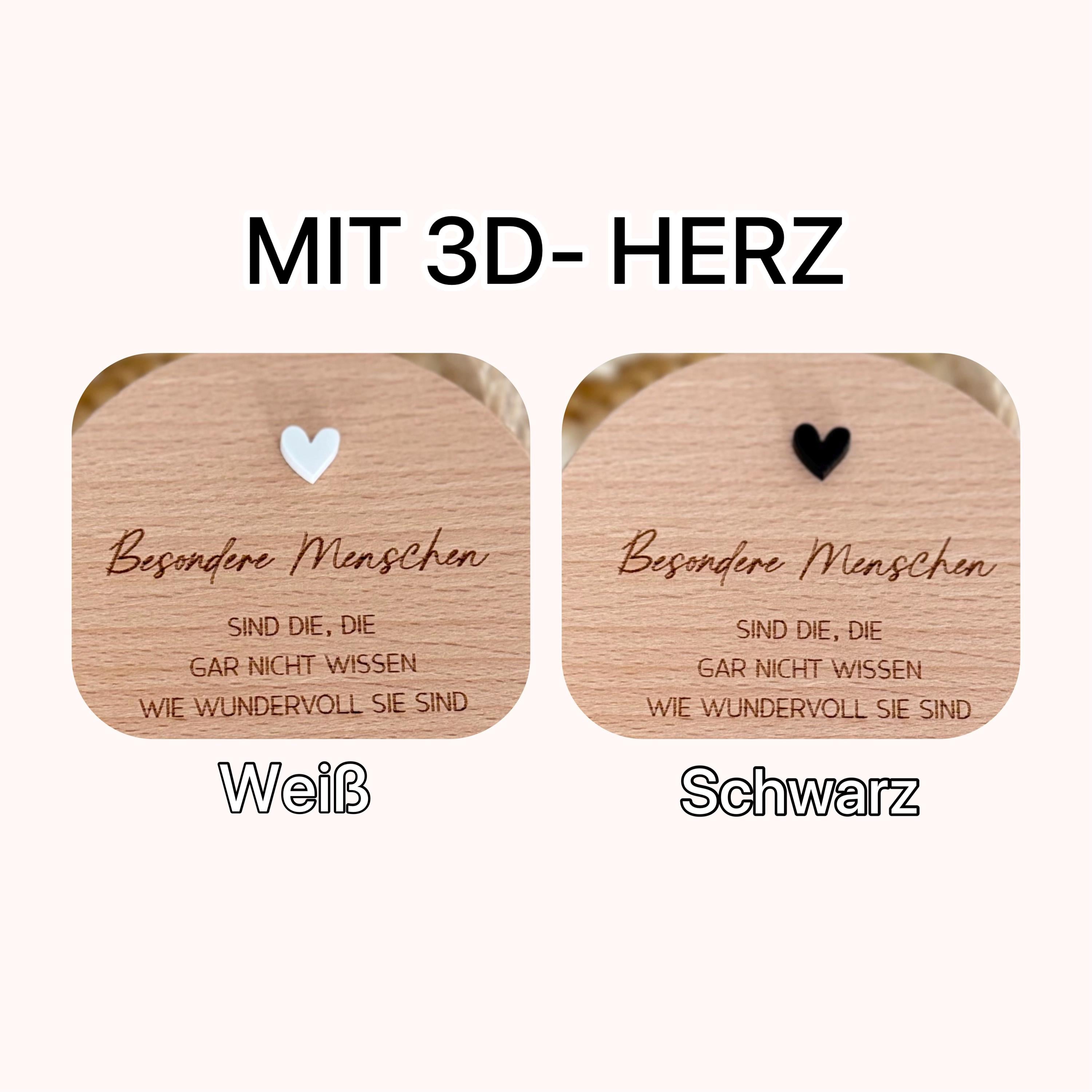Individuelles Vorratsglas „Besondere Menschen“ – Geschenk für sie: beste Freundin, Mama, Oma oder Kollegin. Vielseitig als Geldgeschenk, kleine Aufmerksamkeit, Dankeschön oder Mitbringsel. Aus hochwertigem Glas mit 3D Herz, FSC Holzdeckel und Gravur. Ideal zu Geburtstagen, Weihnachten oder Jubiläen. Vorratsglas Keksdose Vorratsdose Personalisiert . 
Ostern Weihnachten Muttertag.
Abschiedsgeschenk  Kollegin Erzieherin
