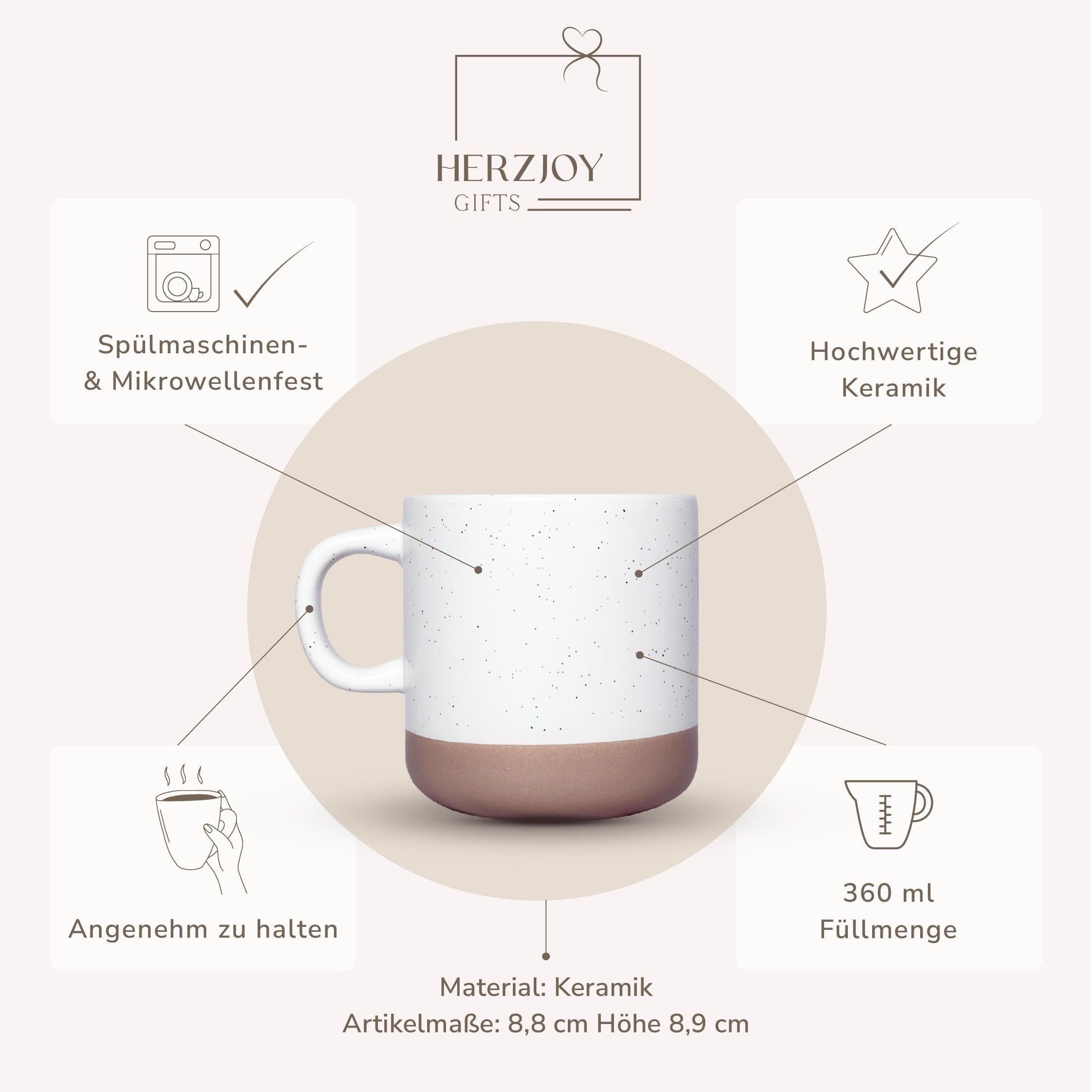 Geschenk für Männer als Tasse und Tablett Set mit individueller Gravur. Ideal für Papa, Opa oder Partner zum Vatertag, Geburtstag oder als liebevolle Überraschung für den Alltag.