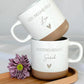 Hochwertiges Buchenholztablett mit individueller Namensgravur, kombiniert mit einer personalisierten Tasse. Handgefertigt, lebensmittelecht, mit Hartwachs behandelt. Pflegehinweise: nur von Hand waschen, trocken lagern, direkte Sonneneinstrahlung vermeiden. Wunderschön als Geschenk für besondere Menschen – Freundin, Frau, Kollegin oder für sich selbst. Steingut Tasse . Geschenk für Herzensmensch und Lieblingsmensch