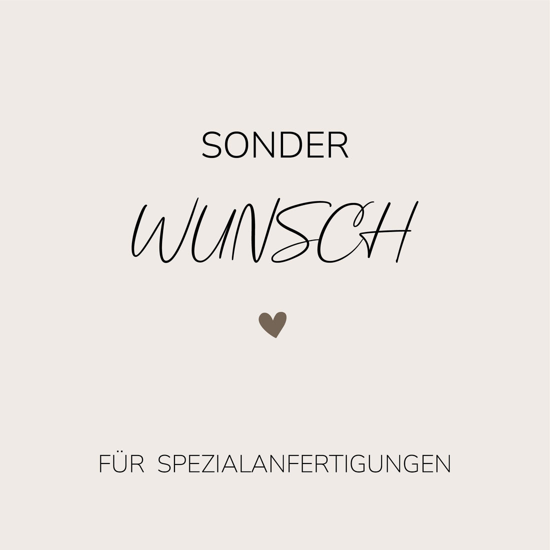 Sonderwunsch für eine Sonderanfertigung