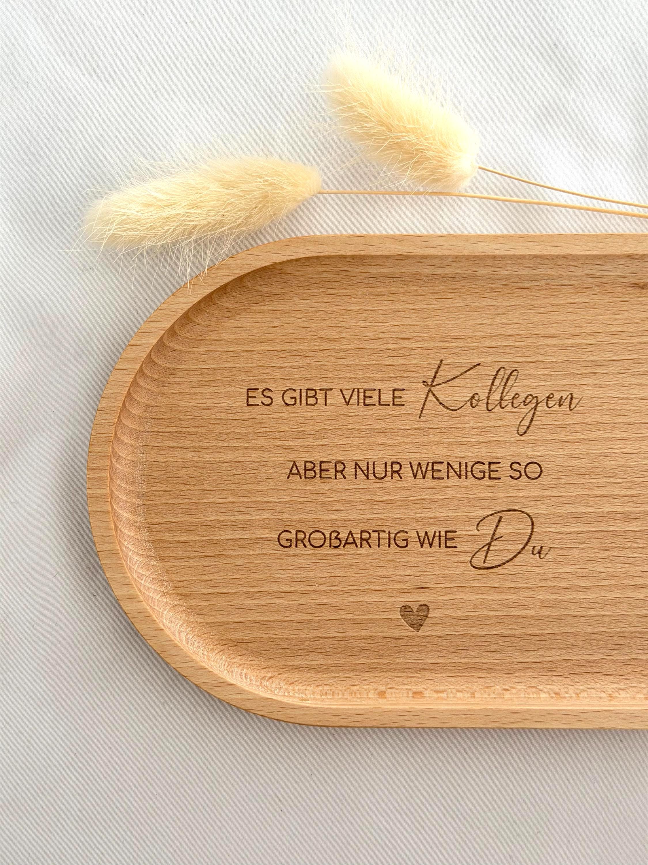 Dieses Buchenholz-Tablett eignet sich perfekt als einzigartiges Geschenk für Frauen und Männer zu Anlässen wie Ostern, Geburtstagen oder Freundschaftsfeiern. Mit einer natürlichen Holzstruktur und einer pflegeleichten Hartwachs-Beschichtung für langanhaltenden Gebrauch.
Geschenk zum Abschied kollegin. Arbeitskollege Rente geschenke
