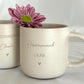 Keramiktasse personalisiert Herzensmensch | Geschenk Freundin Tasse mit Namen Kaffeetasse, Geschenk Mama Tochter, Abschied Geschenk Kollegin