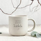 Kaffeetasse mit Gravur Lächeln | Geschenk für Freundin | Schwester Tasse | Weihnachtsgeschenk Kollegin | Kaffee Tee | Gravierte Keramiktasse
