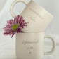 Keramiktasse personalisiert Herzensmensch | Geschenk Freundin Tasse mit Namen Kaffeetasse, Geschenk Mama Tochter, Abschied Geschenk Kollegin