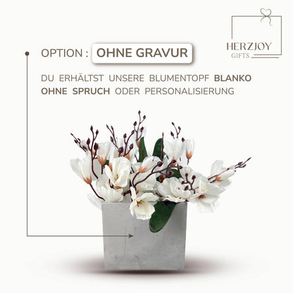 Abschiedsgeschenk Kollegin | Blumentopf personalisiert, Dankeschön Geschenkidee Abschied, Rente Kollege, Ruhestand Geschenke Jobwechsel Büro