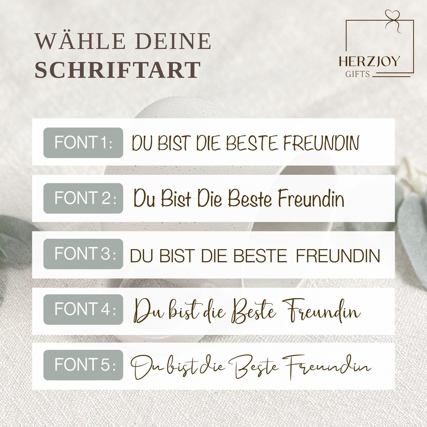 Personalized Mug with Name + Heart | Gift for Friend or Sister | Birthday Christmas Easter | Coffee Tea | Engraved Ceramic Mug