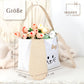 Personalisierter Osterkorb Baby mit weichen Hasenohren und individuellem Namen. Perfektes erstes Ostergeschenk Kind, geeignet zum Sammeln kleiner Überraschungen oder als süße Osterdekoration im Kinderzimmer.