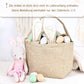 Osterkorb Kinder personalisiert, liebevoll gestaltetes Osternest personalisiert Korb mit Hasenohren. Perfekt für die Eiersuche Kinder und als nachhaltiges Ostergeschenk Kind für Jungen, Mädchen oder Baby.