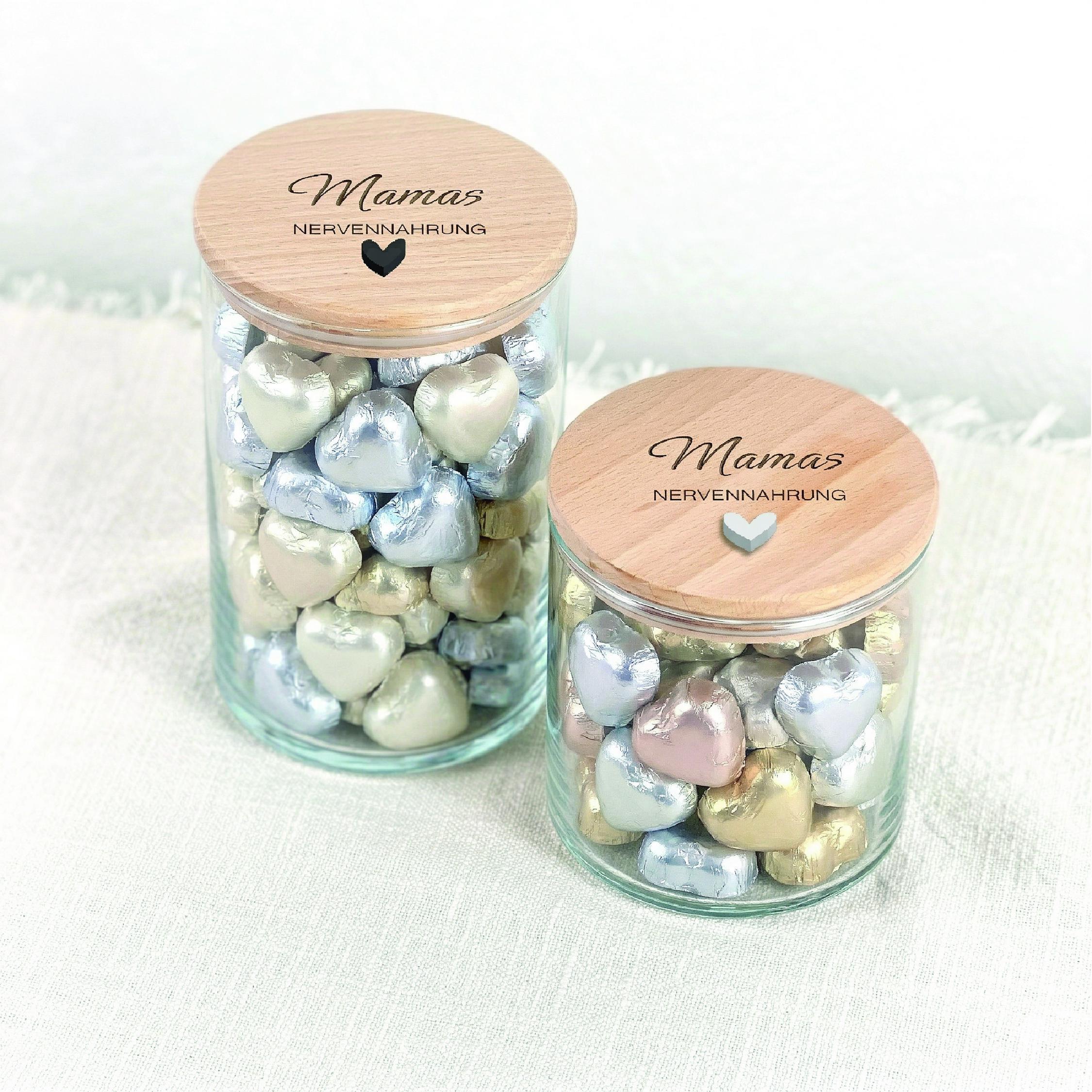 Personalisiertes Geschenk Mama als Vorratsglas mit Nervennahrung, liebevolle Geschenkidee zum Muttertag oder Geburtstag, dekoratives Naschglas für Mama.Personalisiertes Geschenk Mama als Vorratsglas mit Nervennahrung, liebevolle Geschenkidee zum Muttertag oder Geburtstag, dekoratives Naschglas für Mama.