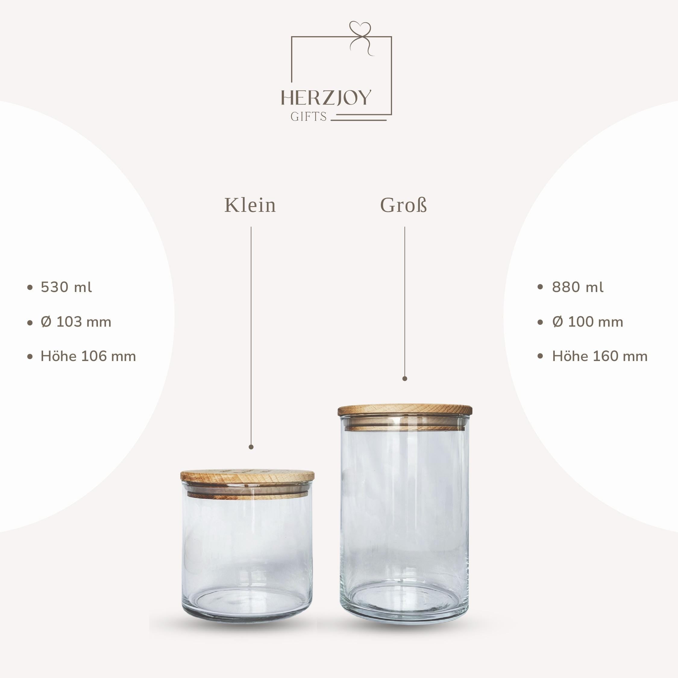 Individuelles Vorratsglas als Geschenk für Chefin mit Namen. Perfekt als Geburtstagsgeschenk für sie oder als Dankeschön Geschenk im Büro. Auch geeignet als Abschiedsgeschenk für Kollegin oder kleine Aufmerksamkeit für Mitarbeiter und Kollegen.