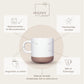 Tasse mit Tablett personalisiert als Geschenk zur Hochzeit, Keramiktasse mit Gravur Mr Mrs, individuelles Geschenk für Braut und Bräutigam, hochwertiges Geschenkset, dekorativ und praktisch. Stilvolles Geschenkset aus zwei Hochzeitstassen für Paare, individuell gefertigt und perfekt als bleibende Erinnerung an die gemeinsame Zukunft.