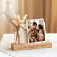 Fotoleiste mit Spruch als Kartenhalter personalisiert für Fotos und Erinnerungen. Ein liebevolles Geschenk für Mama oder Oma. Der Fotoständer personalisiert eignet sich ideal als Muttertag Geschenk oder Geschenkidee Oma Geburtstag.