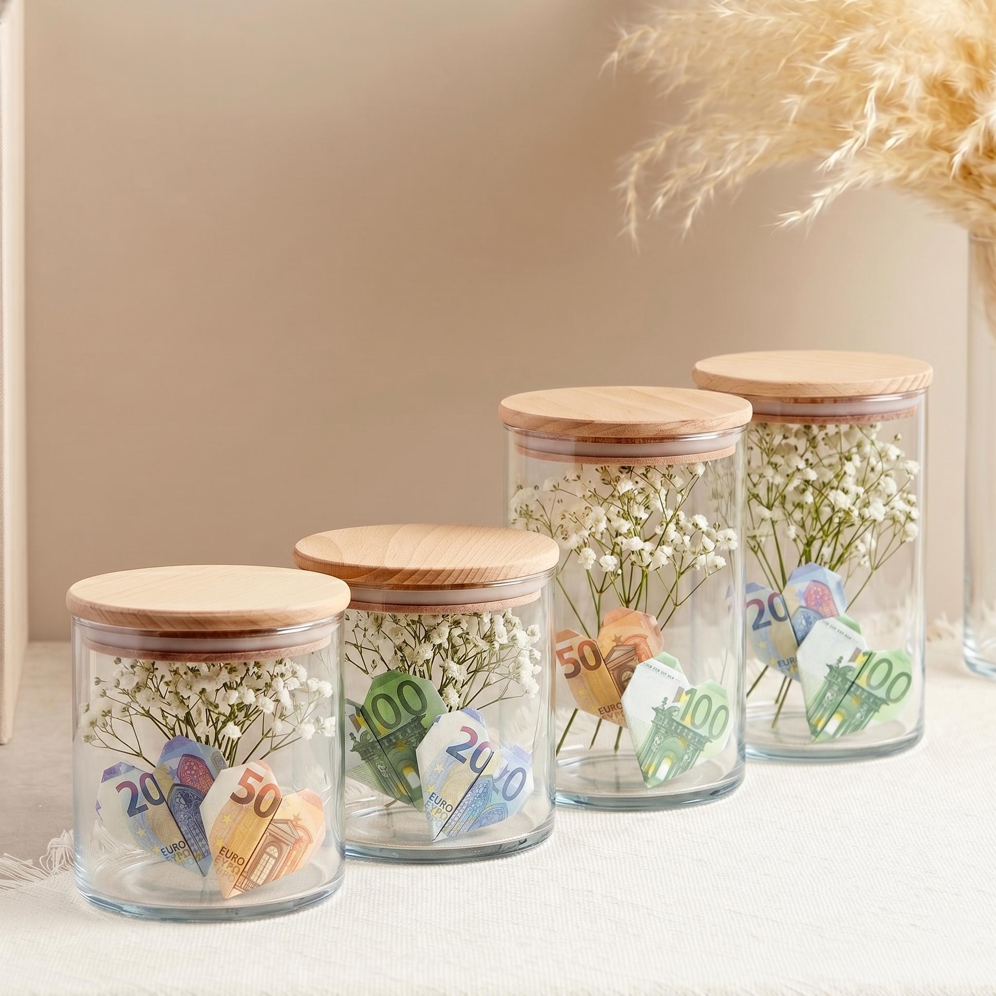 Jugendweihe personalisiert mit Name als kreatives Geldgeschenk im Vorratsglas. Perfekt für Tochter, Sohn oder Enkelkind und eine originelle Überraschung für diesen besonderen Meilenstein im Leben.