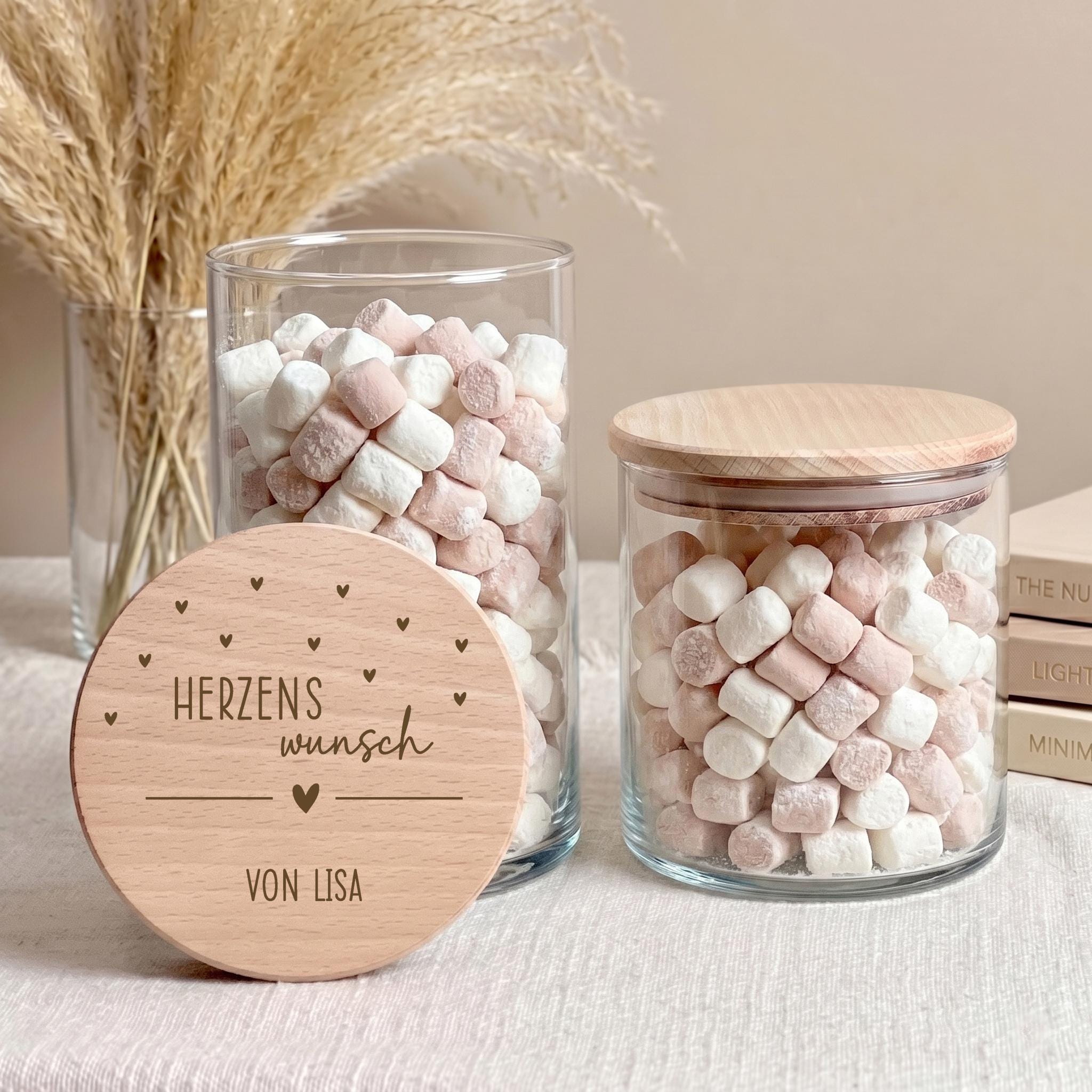 Geburtstagsgeschenk Frau als personalisierte Keksdose mit Name und Spruch. Perfekt geeignet als liebevolle Aufmerksamkeit mit dekorativem und praktischem Nutzen.
