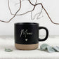Individuelle Geschenke Tasse als Geschenkset Tasse und Tablett mit Keramiktasse und Namen. Dieses liebevolle Set eignet sich perfekt als Geburtstagsgeschenk Frau, Geschenk für Freundin oder beste Freundin. Das Holztablett mit Gravur sorgt für eine besondere und dekorative Präsentation.