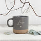 Geschenkset Tasse und Tablett mit Keramiktasse personalisiert und Namen. Dieses Set eignet sich als Geschenk für Freundin, beste Freundin oder Schwester. Perfekt als Geburtstagsgeschenk Frau, Freundschaft Mug oder personalisierte Geschenkidee mit stilvollem Holztablett.