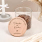 Geschenk für Kollegin als personalisiertes Vorratsglas mit liebevoller Botschaft. Ideal als kleine Aufmerksamkeit zum Abschied, zur Elternzeit oder zum Wechsel in eine neue Firma.