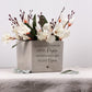 Personalisiertes Geschenk für Papa als Blumentopf mit individueller Gravur. Ideal als Vatertagsgeschenk, Geburtstagsgeschenk oder kleine Aufmerksamkeit von Kindern mit persönlicher Botschaft.