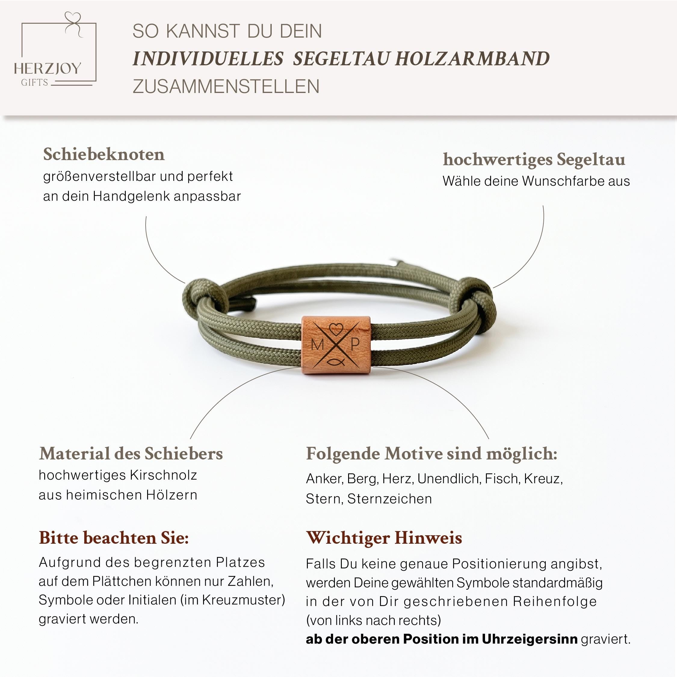 Personalisiertes Armband Kind aus Holz mit Wunschgravur, natürliches und verstellbares Kinderarmband als besonderes Geschenk zur Taufe oder Kommunion
