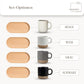 Abschiedsgeschenk Personalisiert mit name, Geschenkset Tasse mit Tablett, Abschied Tasse Kindergarten, Kaffeetasse für Lehrerin & Erzieherin