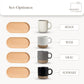 Abschiedsgeschenk Personalisiert mit name, Geschenkset Tasse mit Tablett, Kaffeetasse für Lehrerin & Erzieherin, Abschied Tasse Kindergarten