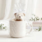 Liebevoll gestaltetes Geschenkset aus Tasse und Tablett mit Wunschname, perfekt als persönliches Abschiedsgeschenk für Lehrerin, Erzieherin oder Tagesmutter zum Abschied von Kindern und Eltern.