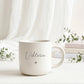 Personalisierte Tasse mit Name im Geschenkset Tasse mit Tablett als Geschenk für Kollegin oder Arbeitskollegin. Dieses Set eignet sich perfekt als Abschiedsgeschenk zum Jobwechsel, Ruhestand oder Teamabschied. Die Keramiktasse 360 ml und das gravierte Holztablett verbinden praktische Nutzung mit persönlicher Erinnerung.