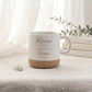 Hochwertige Kaffeetasse personalisiert als Schwangerschaftsgeschenk und Überraschung für werdende Oma oder werdenden Opa. Perfekt als Geschenk zu Weihnachten, zum Muttertag oder Vatertag und individuell mit Namen oder Wunschtext gestaltet.