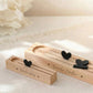 Personalisierter Bilderhalter aus Holz für Familienfotos, Hochzeitsbilder oder Urlaubserinnerungen. Ein liebevolles Geschenk für die Familie und eine elegante Dekoration für jede Wohnung.