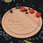 Servierbrett Personalisiert Mama mit Name | Geschenkidee für Mom, Personalisiertes Frühstücksbrett zum Muttertag, Individuelles Küchenbrett