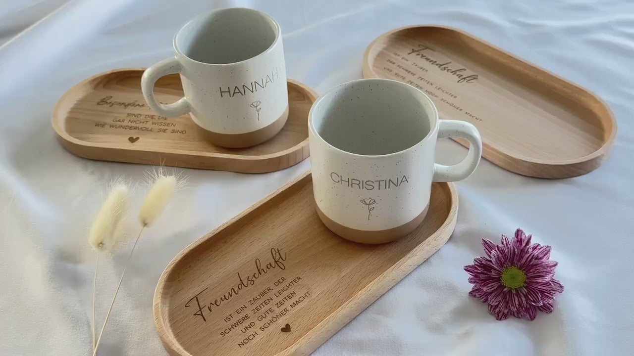 Personalized mug with name | Gift for girlfriend or sister | Birthday, Christmas, Easter | Coffee mug | Engraved ceramic mug