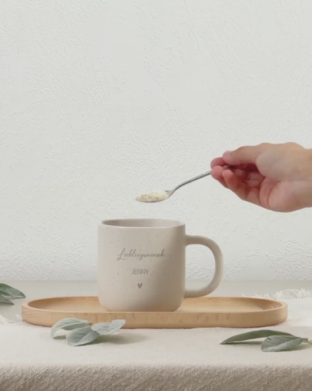 personalisierte Tasse Schwesterherz | Geburtstagsgeschenk Schwester, Steingut Tasse mit Gravur, Kaffeetasse für Schwester, Beste Schwester