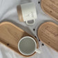 Personalisierte Tasse mit Name – Set aus Tasse und Tablett | Geschenk für Freundin – Holztablett Freundschaft Gravur – Freunde Geschenkidee