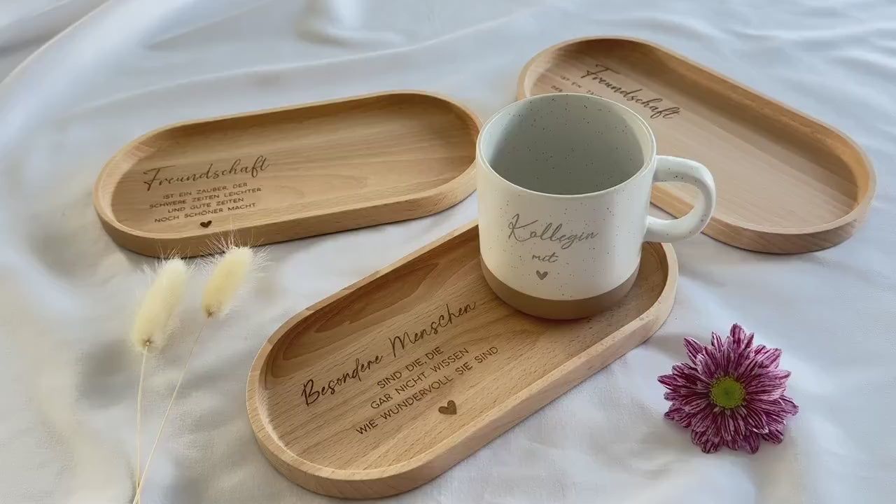 Keramiktasse Kollegin mit Herz | Geschenk für Freundin, Frauen | Büro Geschenk Arbeitskollege | Geburtstagstasse Steinzeug Gravur Kaffee Tee