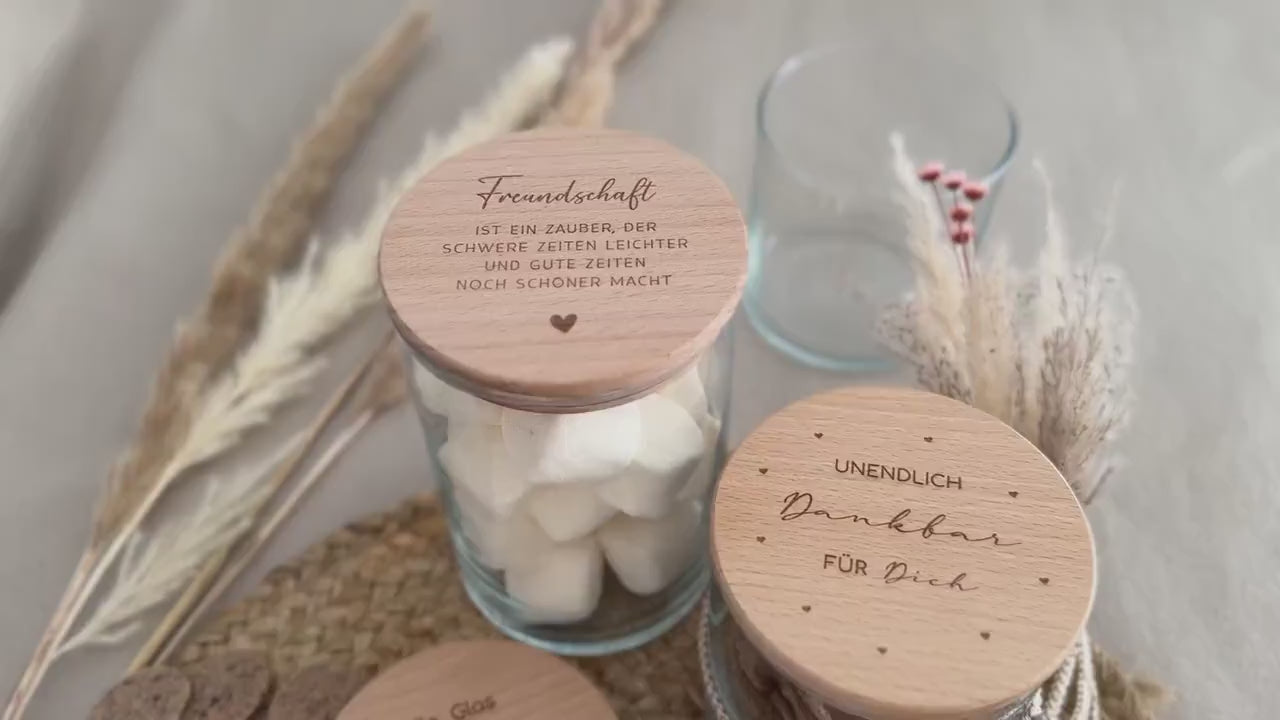 Abschiedsgeschenk für Kollegin I Personalisiertes Vorratsglas mit Gravur, Danke Geschenk Keksdose, Abschied Kollegin, Geschenkidee Kollegen