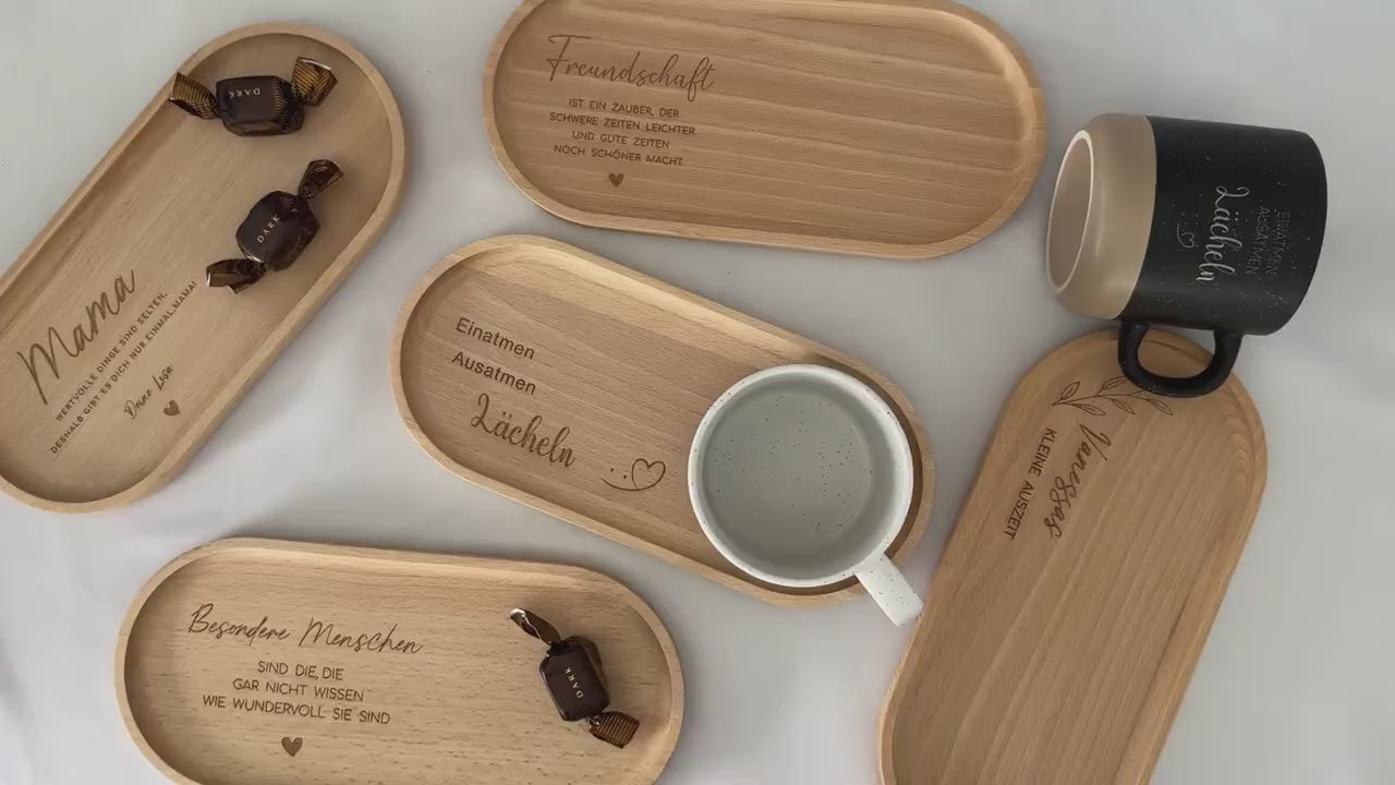 Kaffeetasse mit Gravur Lächeln | Geschenk für Freundin | Schwester Tasse | Weihnachtsgeschenk Kollegin | Kaffee Tee | Gravierte Keramiktasse